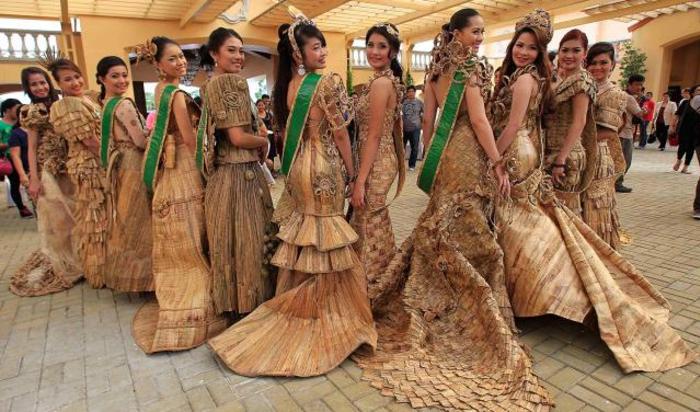 Конкурс красоты Мисс Las Pinas на юге Манилы, Филиппины 24 июля 2014.