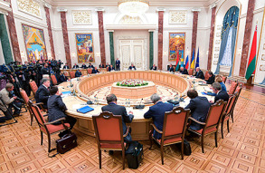 Встреча лидеров Таможенного союза, Украины и представителей ЕС в Минске, 26 августа 2014.