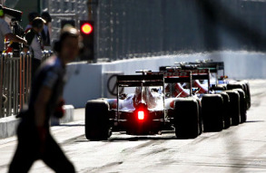 Вторая сессия свободных заездов Гран-при России «Формулы-1» на автодроме «Сочи».